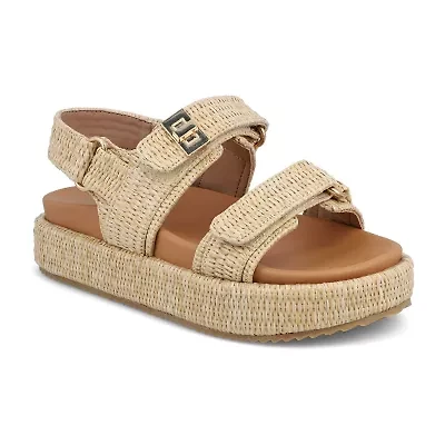 Mia Girl Ryann Womens Adjustable Strap Footbed Sandals