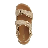 Mia Girl Ryann Womens Adjustable Strap Footbed Sandals