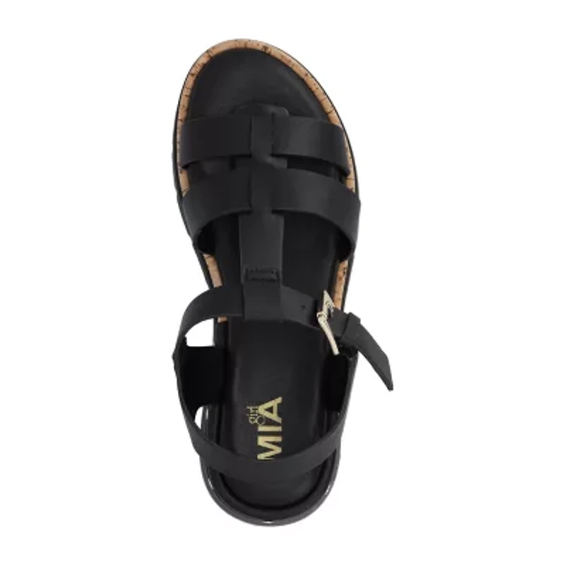 Mia Girl Seela Womens Ankle Strap Footbed Sandals