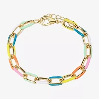 Bijoux Bar Womens 9 Inch Link Bracelet