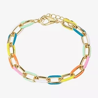 Bijoux Bar Womens 9 Inch Link Bracelet