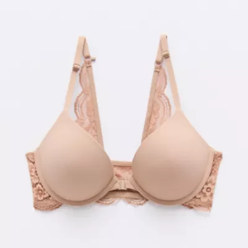 Arizona Body Cloud Kissed Front Close Push Up Demi Bra