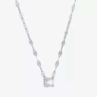 Diamond Addiction (G-H / Si2-I1) Womens 1/3 CT. T.W. Lab Grown White 10K Gold Round 16 Inch Pendant Necklace