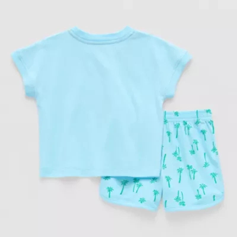Okie Dokie Baby Boys 2-pc. Short Set