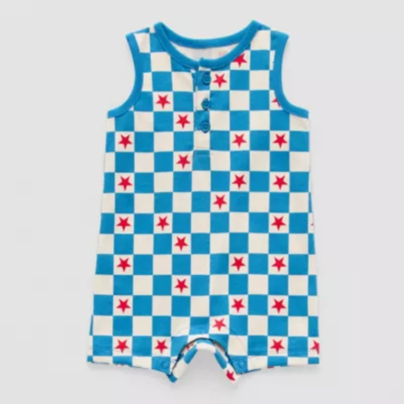 Okie Dokie Baby Boys Sleeveless Romper