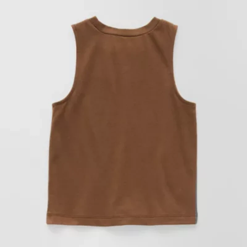 Okie Dokie Toddler & Little Boys Crew Neck Sleeveless Tank Top