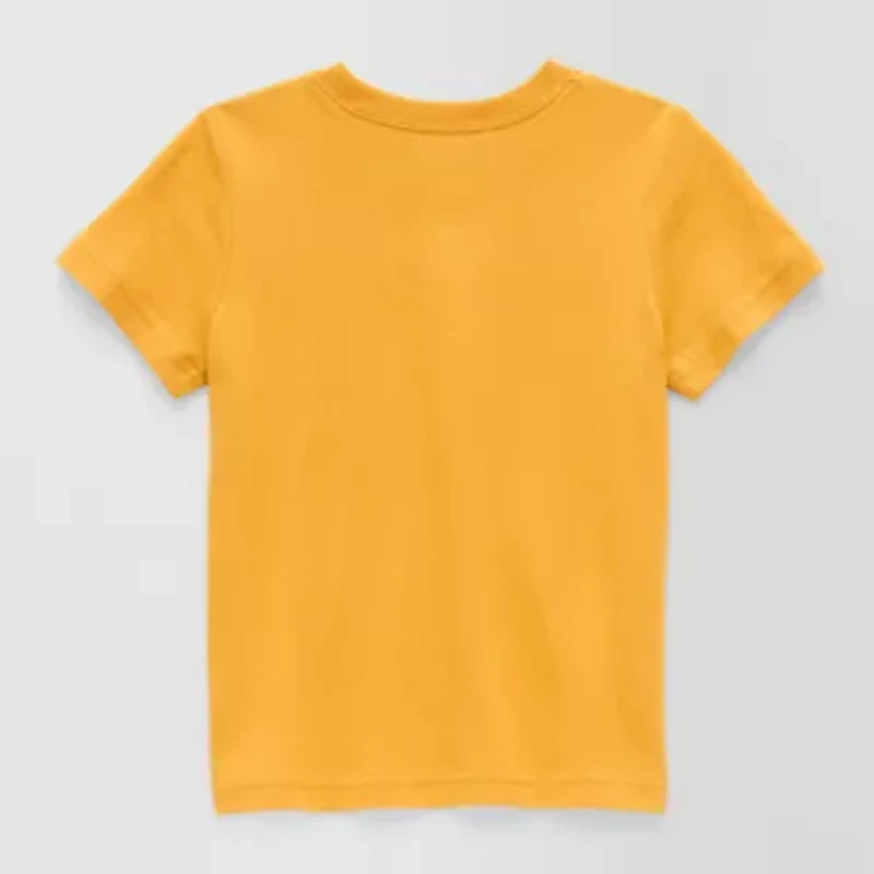 Okie Dokie Toddler & Little Boys Crew Neck Short Sleeve Regular Fit Graphic T-Shirt