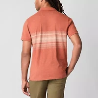 mutual weave Mens Regular Fit Short Sleeve Polo Shirt