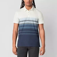 mutual weave Mens Regular Fit Short Sleeve Polo Shirt