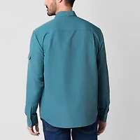 American Outdoorsman Mens Long Sleeve Regular Fit Button-Down Shirt