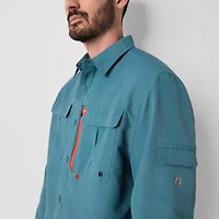 American Outdoorsman Mens Long Sleeve Regular Fit Button-Down Shirt