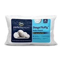 Serta PerfectSleeper Stays Fluffy Medium Support Pillow