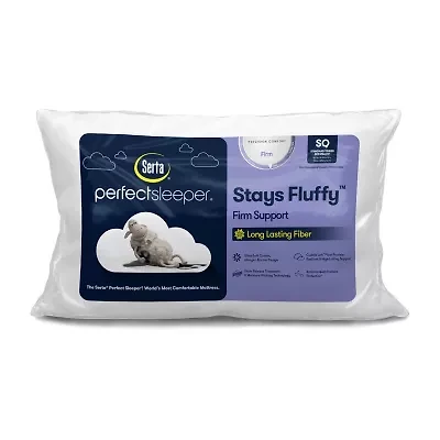 Serta PerfectSleeper Stays Fluffy Firm Support Pillow