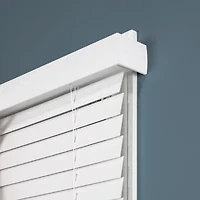 Cut-to-Width 2" Cordless Faux-Wood Blinds