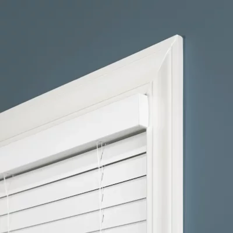 Cut-to-Width 2" Cordless Faux-Wood Blinds