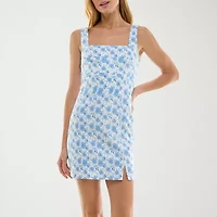 Trixxi Womens Juniors Casual Floral Bodycon Dress