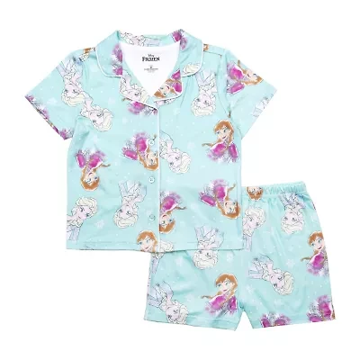 Disney Collection Toddler Girls 2-pc. Frozen Pajama Sets