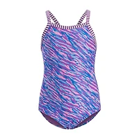 Dolfin Toddler Girls Easy-on + Easy-off Animal One Piece Swimsuit
