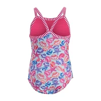 Dolfin Toddler Girls Easy-on + Easy-off One Piece Swimsuit