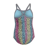 Dolfin Toddler Girls Easy-on + Easy-off One Piece Swimsuit