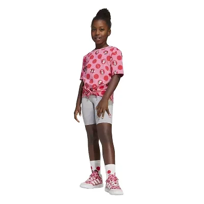 adidas x Disney Toddler & Little Girls 2-pc. Minnie Mouse Short Set