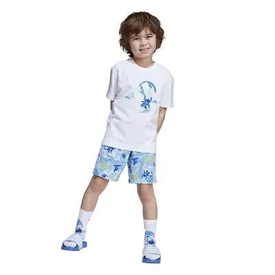adidas x Disney Toddler & Little Boys 2-pc. Lilo Stitch Short Set