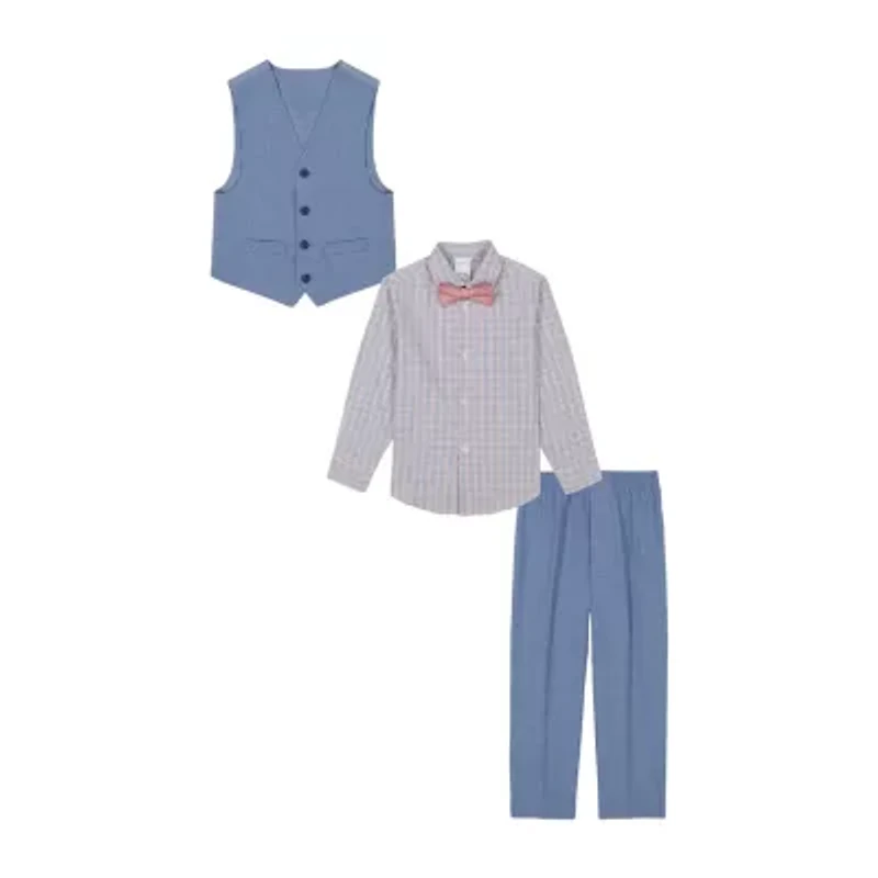Van Heusen Little & Big Kid Boys 4-pc. Suit Set