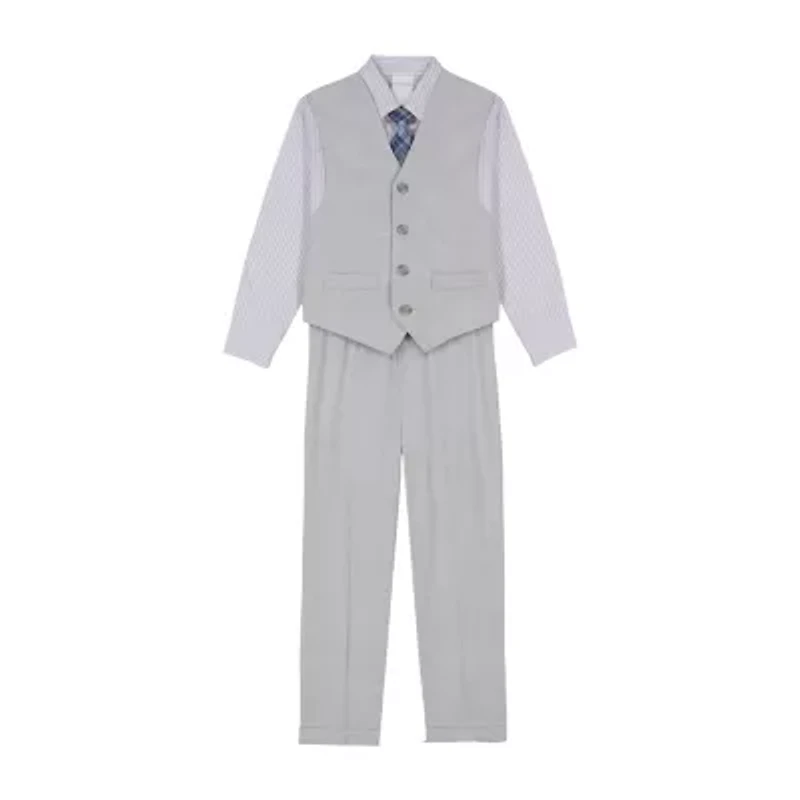 Van Heusen Little & Big Kid Boys 4-pc. Suit Set
