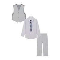Van Heusen Little & Big Kid Boys 4-pc. Suit Set