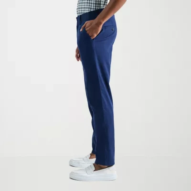 Haggar Comfort Luxe Mens Straight Fit Flat Front Pant