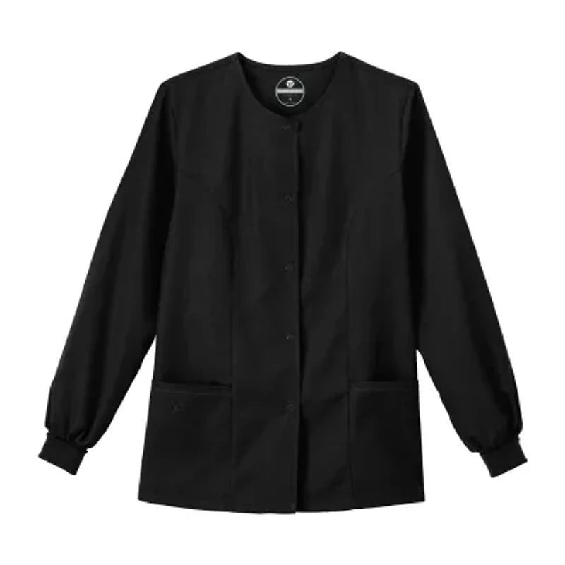 Fundamentals By White Swan 14740 Warm-Up Womens Plus Scrub Jackets