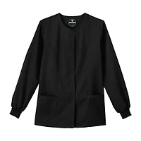 Fundamentals By White Swan 14740 Warm-Up Womens Plus Scrub Jackets