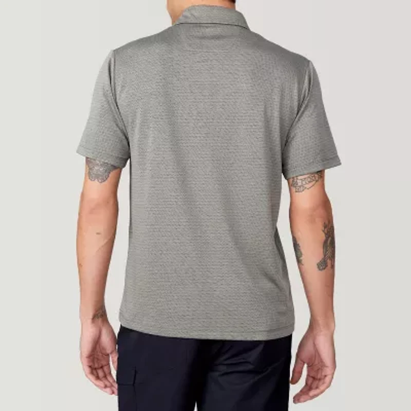 Free Country Mens Classic Fit Short Sleeve Polo Shirt