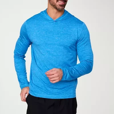 Free Country Mens Long Sleeve Moisture Wicking Active Hoodie