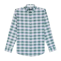IZOD Oxford Mens Long Sleeve Classic Fit Big and Tall Button-Down Shirt