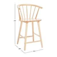 Safavieh Blanchard 2-pc. Counter Height Bar Stool