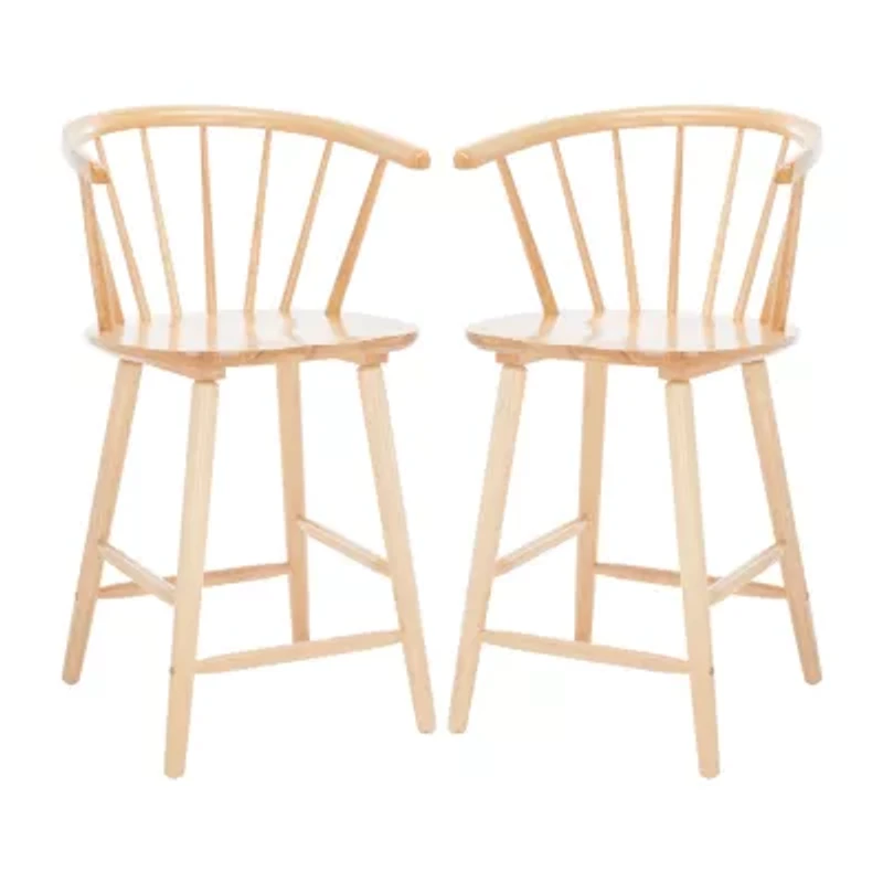 Safavieh Blanchard 2-pc. Counter Height Bar Stool