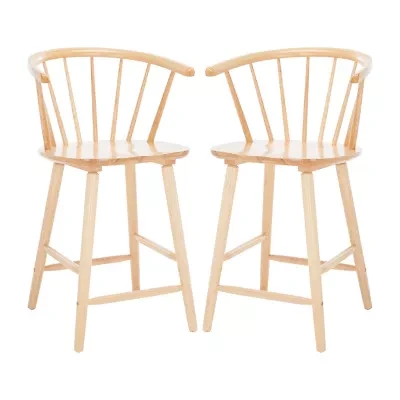 Safavieh Blanchard 2-pc. Counter Height Bar Stool