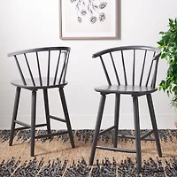 Safavieh Blanchard 2-pc. Counter Height Bar Stool