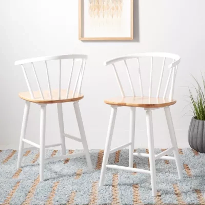 Safavieh Blanchard 2-pc. Counter Height Bar Stool