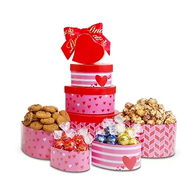 Alder Creek Red Lindt Tower Candy Gift Set