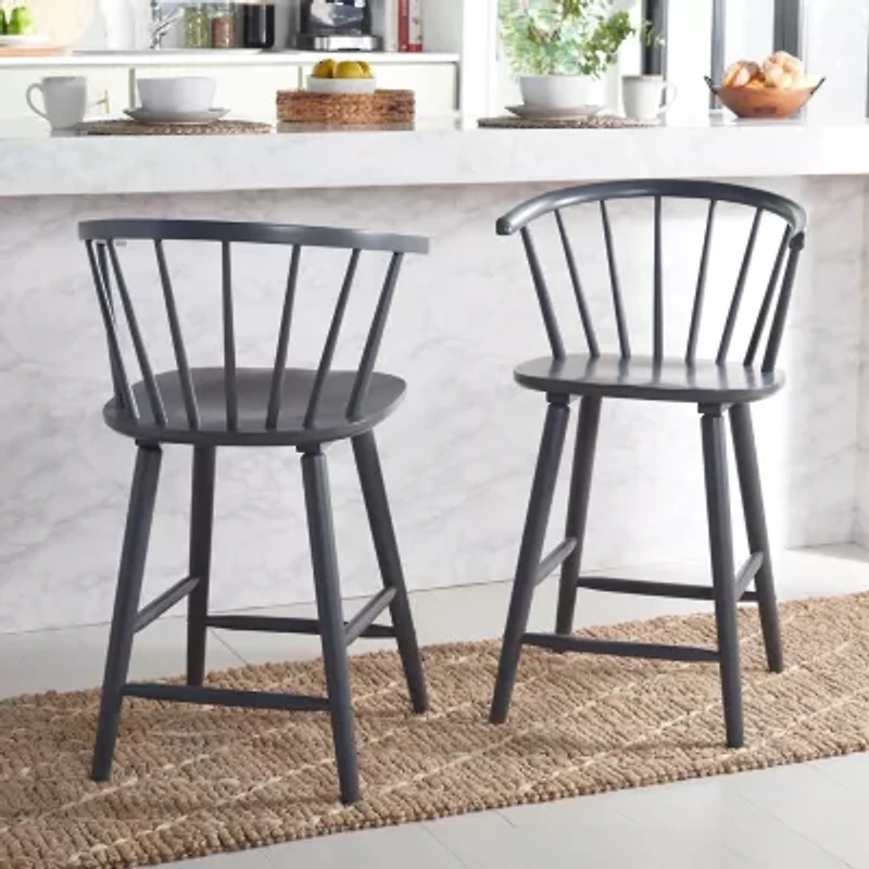 Safavieh Blanchard 2-pc. Counter Height Bar Stool