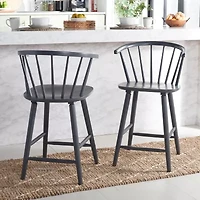 Safavieh Blanchard 2-pc. Counter Height Bar Stool