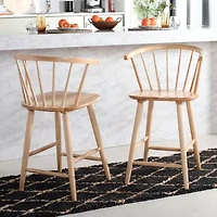 Safavieh Blanchard 2-pc. Counter Height Bar Stool