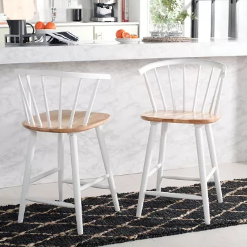 Safavieh Blanchard 2-pc. Counter Height Bar Stool