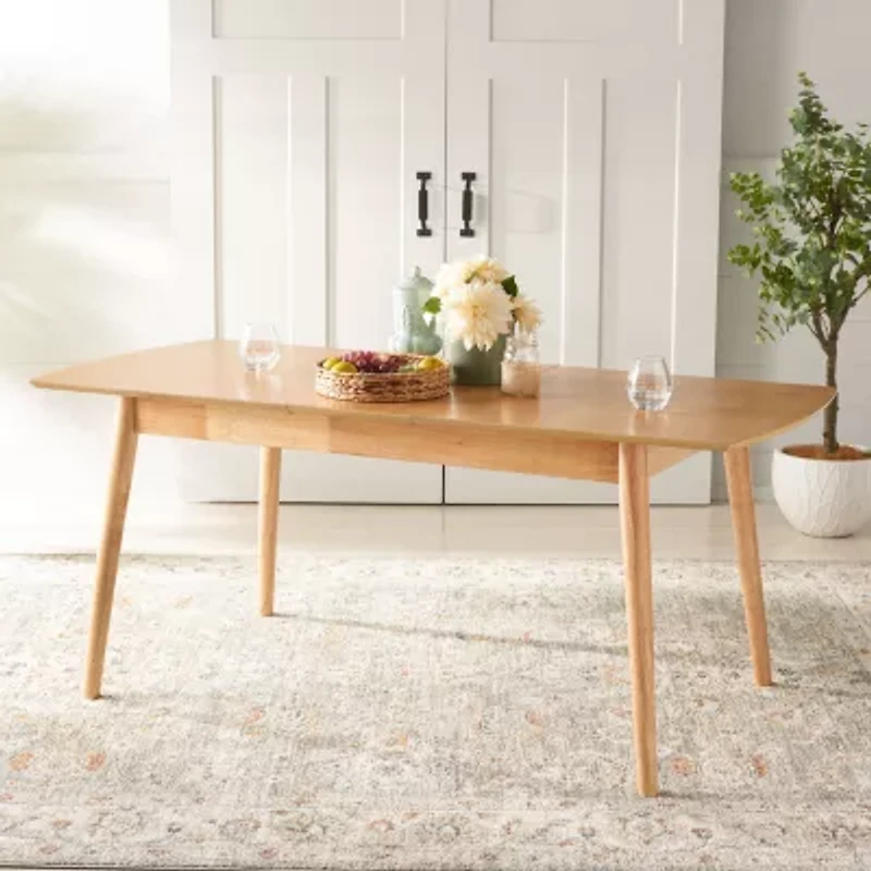 Safavieh Kay Rectangular Wood-Top Dining Table