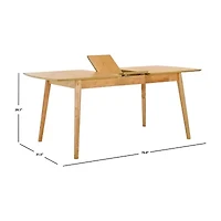 Safavieh Kay Rectangular Wood-Top Dining Table