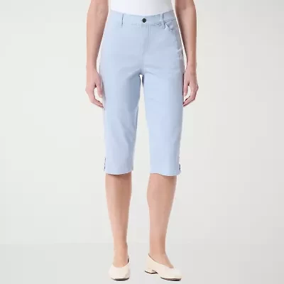 Gloria Vanderbilt Womens Straight Mid Rise Skimmer Pant