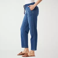 Gloria Vanderbilt Anya Womens High Rise Straight Leg Jean