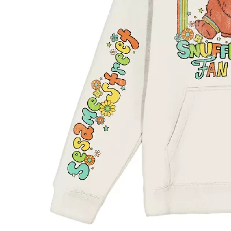 Womens Long Sleeve Sesame Street Fleece Hoodie